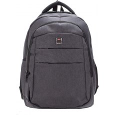 Highbury Grey Smart Backpack with USB Charging Port and Earphone Jack