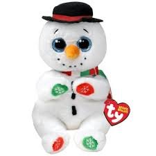 TY Christmas Beanie Bellies Weatehrby Snowman