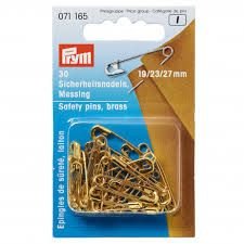 Prym Brass Safety Pins