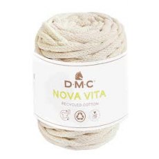 Cotton Nova Vita Re-cycled for Knitting Crochet and Macrame Ivory