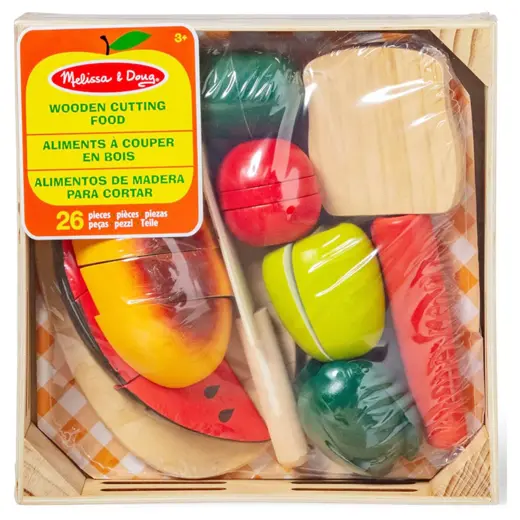 Melissa And Doug Wooden Cutting Food