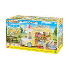 Sylvanian Rainbow Fun Nursery Bus