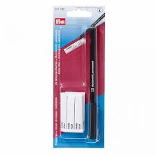 Prym 24 Laundry Marking Tabs and 1 Permanent Marker