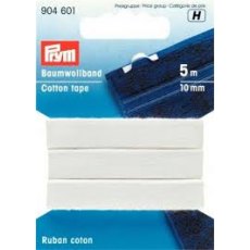Prym Cotton Tape - 10mm x 5m