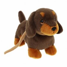 KeelEco 23cm Puppy Love on Lead Dachshund
