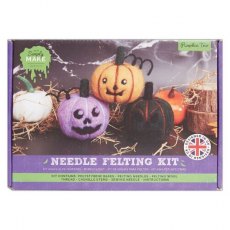 Simply Make Needle Felting Halloween Pumpkin Trio