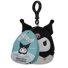 Squishmallows 3.5" Clip On Plush Hello Kitty Kuromi