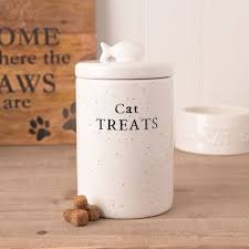 Best of Breed Paw Prints Treat Jar Cat