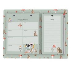 Wrendale Garden Friends Weekly Planner & Notes List