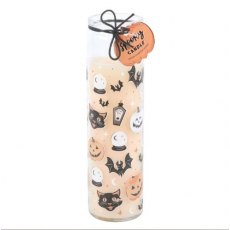 Spooky Spiced Pumpkin Halloween Tube Candle