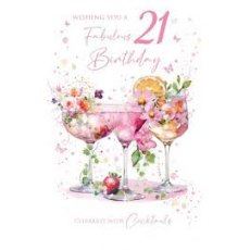 21 Birthday Pink