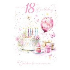 18 Birthday Pink