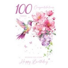 100 Birthday Pink