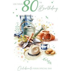 80 Birthday Green