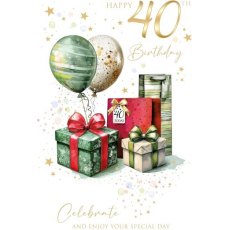 40 Birthday Gold