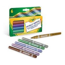 Crayola 6 Metallic Markers