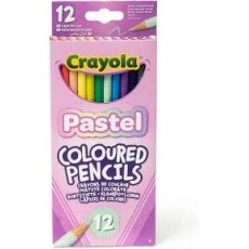 Crayola 12 Pastel Coloured Pencils
