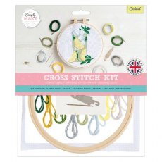 Cross Stitch Kit 8" Cocktail