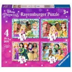 Ravensburger 4 In A Box Puzzle Disney Princess Ravensburger 4 In A Box Puzzle Disney Princess