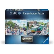 Ravensburger 2x500pc Railway Heritage No.1