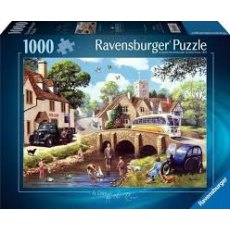Ravensburger 1000pc Day By The River Puzzle Ravensburger 1000pc Day By The River Puzzle