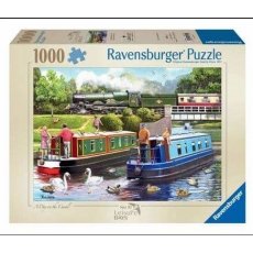 Ravensburger 1000pc A Busy Day on the Canal Ravensburger 1000pc A Busy Day on the Canal