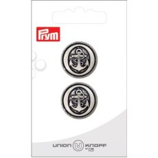Antique Silver 2pc 22mm Metal Achor Buttons