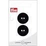 Prym Buttons 2pc 23mm Black Poly