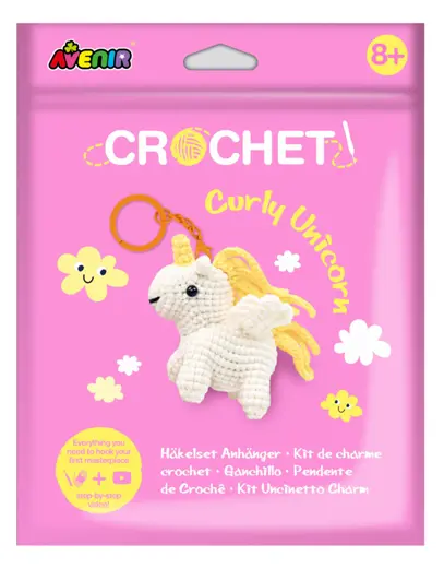 Avenir Crochet Curly Unicorn