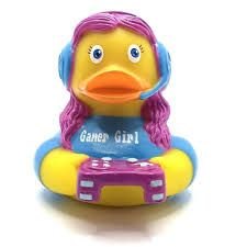 Lilalu Gamer Girl Duck