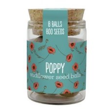 Seedball Wildflower Jars Poppy Seedball Wildflower Jars Poppy