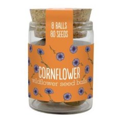 Seedball Wildflower Jars Cornflower Seedball Wildflower Jars Cornflower