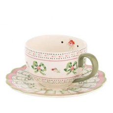Cath Kidston - Spring Birds Tea Cup & Saucer