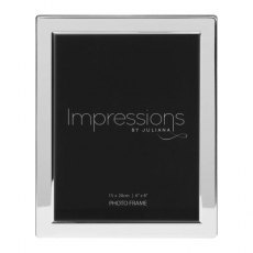 Plain Wide Silver Plated Frame 6" x 8