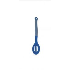 Colour Works Blue Slotted Spoon