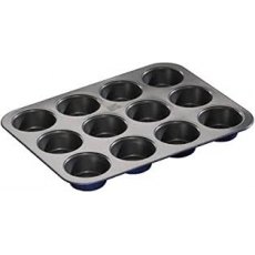 Hairy Bikers 12 Cup Muffin Pan - Red
