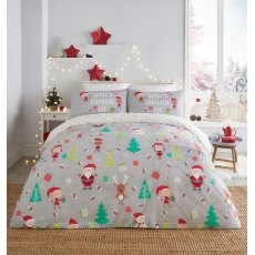 Elf & Santa Single Duvet Set