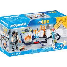 Playmobil 50th Anniversary Researchers With Robots