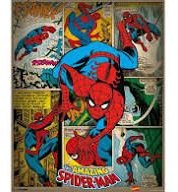 8 Marvel Comics - Spiderman (retro) Small Poster