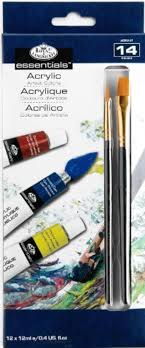 12pc 12ml Acrylic Paint Set
