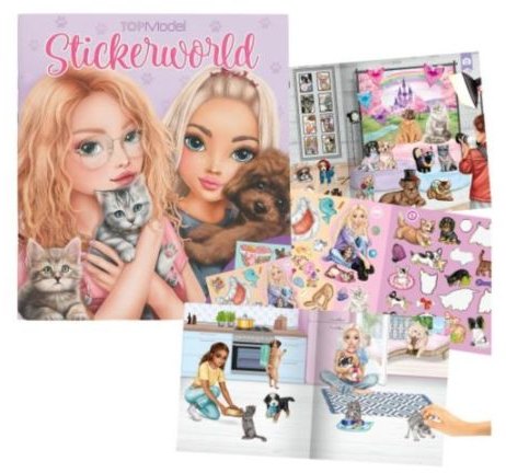 Top Model Stickerworld Kitty And Doggy