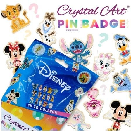 Crystal Art Pin Badge Disney Blind Bag