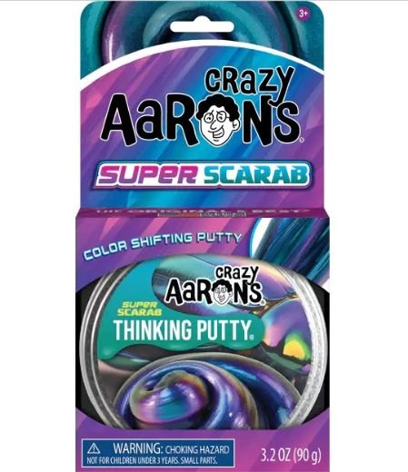 Crazy Aarons Thinking Putty Super Illusions Super Scarab
