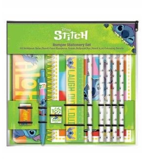 Stitch Best Buds Bumper Stationary Set