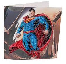 Crystal Art Card 18x18cm DC Superman
