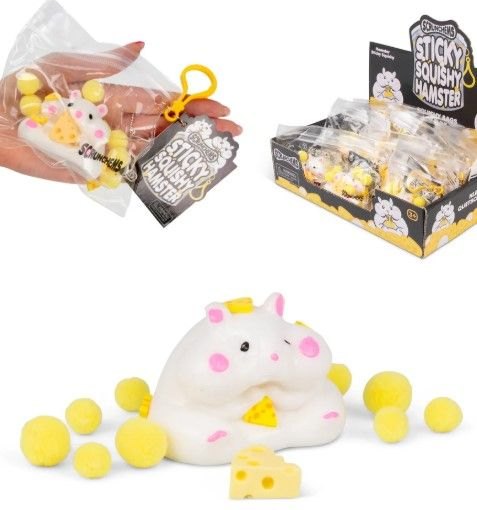 Scrunchems Sticky Squishy Hamster