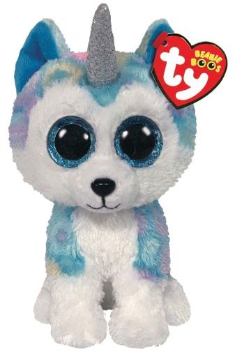 TY Beanie Boo Helana Husky W/Horn