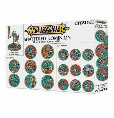 Citadel Shattered Dominion 25mm & 32mm Round Bases