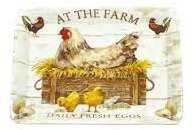 Champagne - Fresh Eggs Scatter Tray 22x16cm