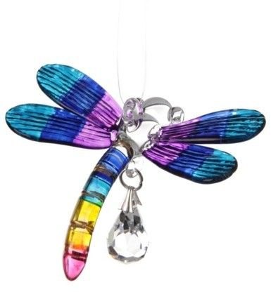Fantasy Glass - Dragonfly Tropical